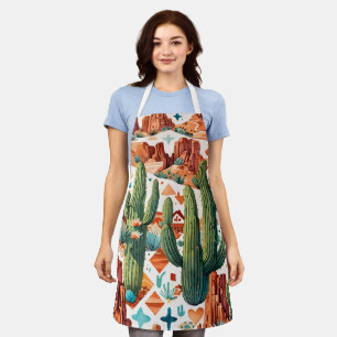Arizona Thema mit Kaktus Schürze
