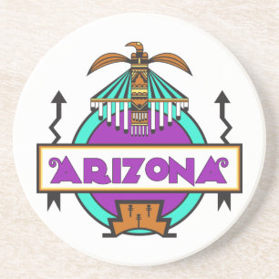 Arizona Thunderbird Shield Sandstein Untersetzer