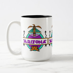 Arizona Thunderbird Shield Zweifarbige Tasse
