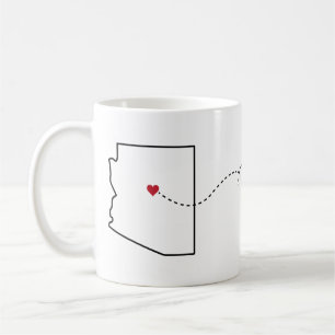 Arizona to Ohio - Heart2Heart Coffee Tasse