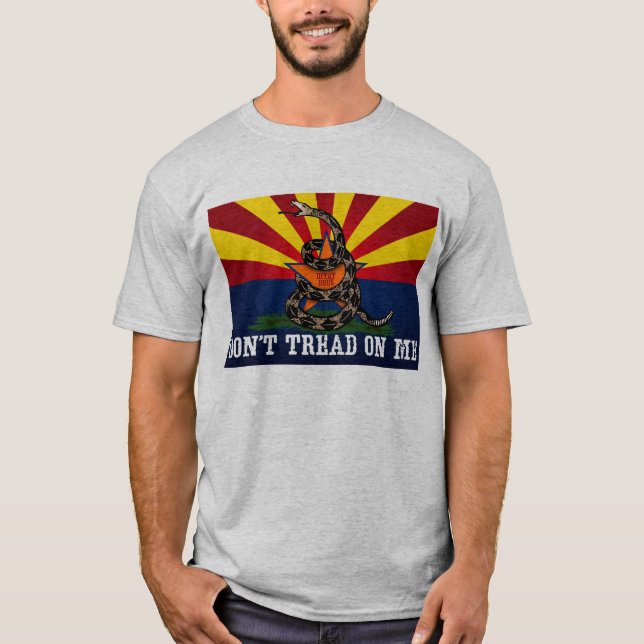 Arizona: Treten Sie nicht auf mir (sauber) T-Shirt (Vorderseite)