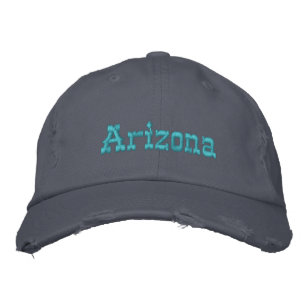 Arizona Turquoise Hat Bestickte Kappe