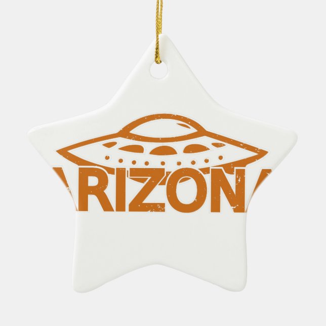 Arizona UFO Keramik Ornament (Vorne)