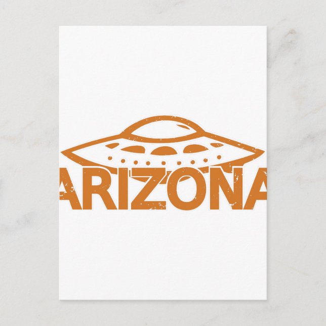 Arizona UFO Postkarte (Vorderseite)
