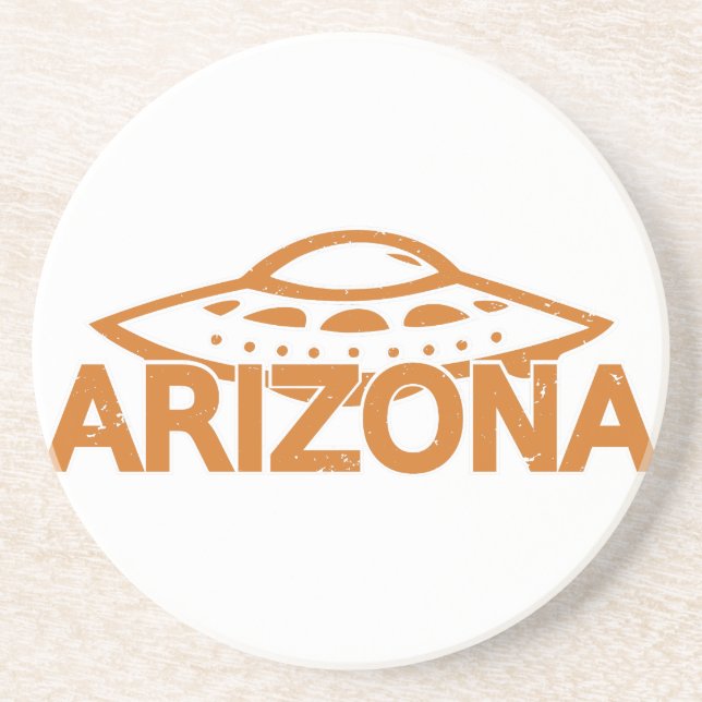 Arizona UFO Sandstein Untersetzer (Vorne)