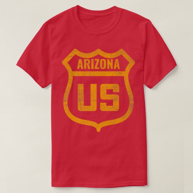 Arizona - Unwetterlage auf der US-Autobahn T-Shirt (Design vorne)