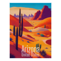 Arizona USA Desert Print