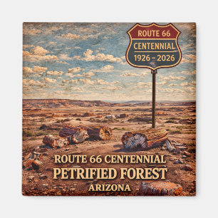 Arizona Versteinertes Wälder-Jahrhundertfeier 1926 Magnet