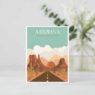 Arizona Vintage-Plakat Postkarte