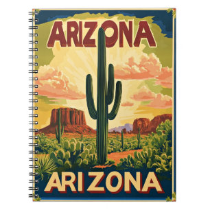 Arizona Vintage Reisedesign Notizblock