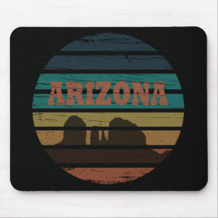 Arizona Vintage Sonnenuntergangslandschaft az Mousepad