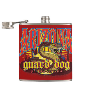 Arizona Wachhund Schlange Flachmann