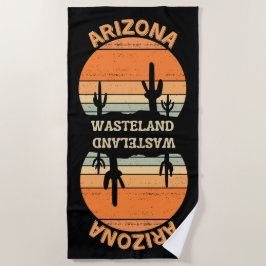 Arizona Wateland Retro Beach Handtuch
