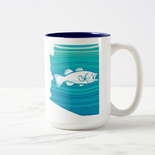 Arizona Wave Fishing Zweifarbige Tasse