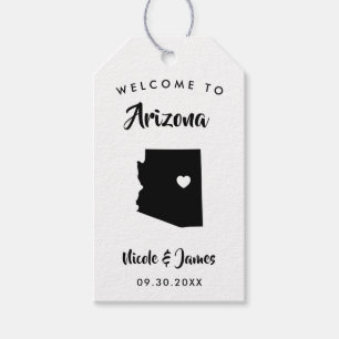 Arizona Wedding Welcome Bag Tags für Hotelgäste Geschenkanhänger
