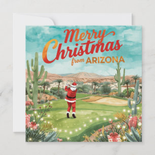 Arizona Weihnachten in Wüsten Grußkarte
