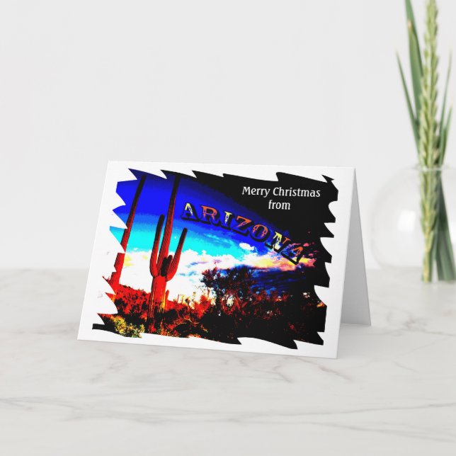Arizona-Weihnachtskarte Feiertagskarte (Vorderseite)