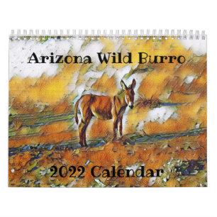 Arizona Wild Burro 2022 Kalender