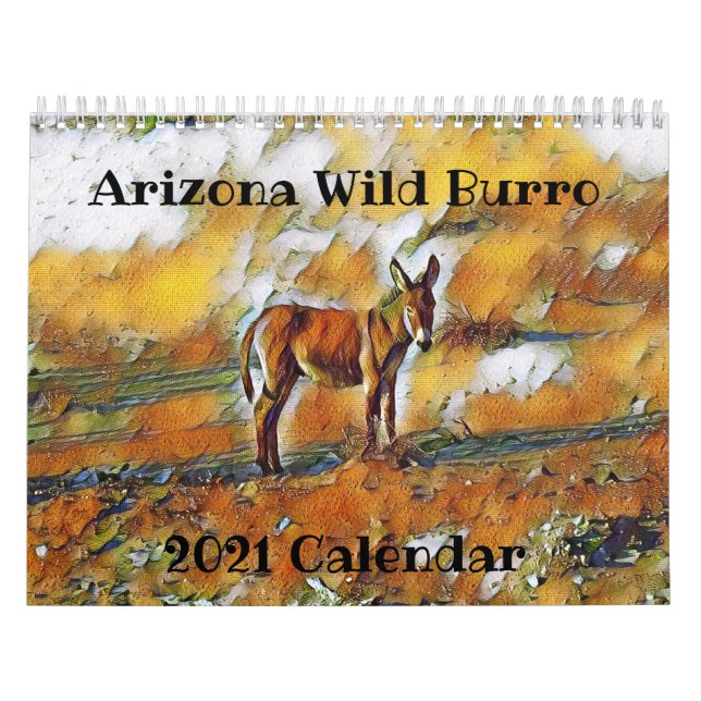 Arizona Wild Burro 2022 Kalender (Titelbild)