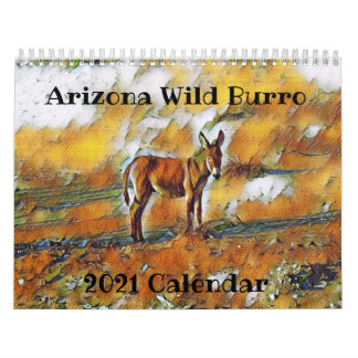 Arizona Wild Burro 2022 Kalender