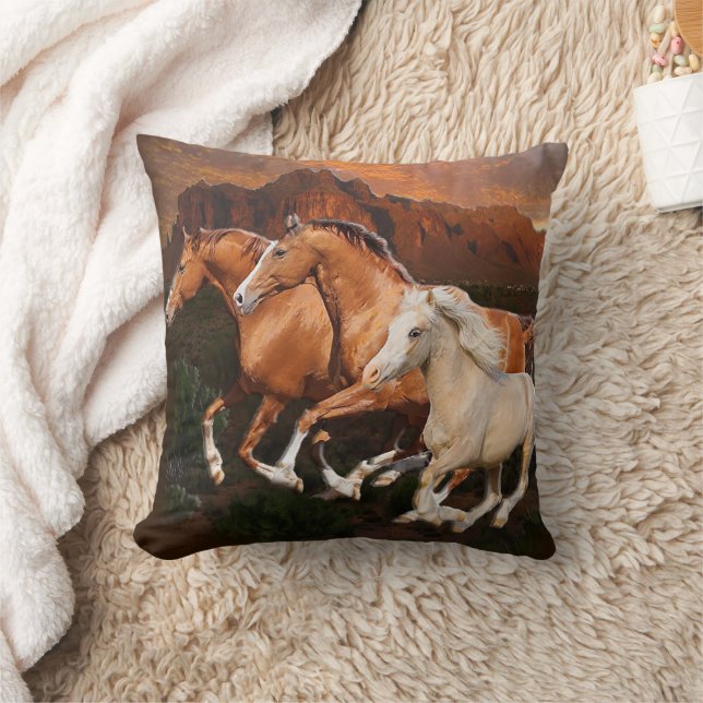Arizona Wild Pferde Kissen (Decke)
