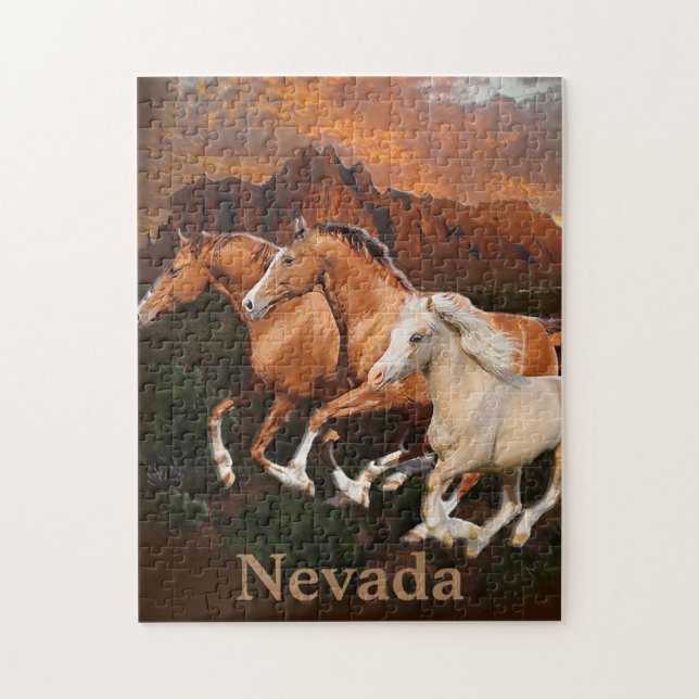 Arizona Wildpferde Puzzle (Vertikal)