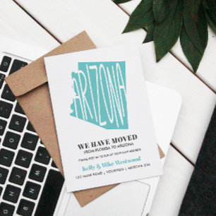 ARIZONA Wir haben neue Adresse Neue Zuhause versch Postkarte