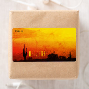 Arizona Wüste Gelborange Kakteen