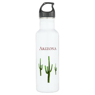 Arizona Wüste Grüne Kaktus Edelstahlflasche