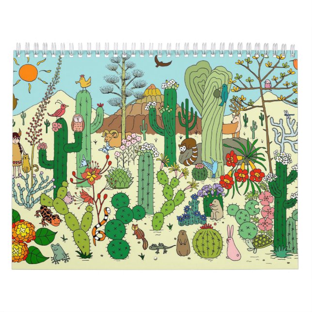 Arizona-Wüste Kalender (Titelbild)