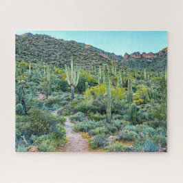 Arizona Wüste Saguaro Cactus Forest Wanderweg Puzzle