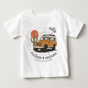 Arizona Wüste Sunset Road Trip Cactus Phoenix Baby T-shirt