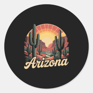 Arizona-Wüsten-Südwest-Reise-Abenteuer-Urlaub Runder Aufkleber