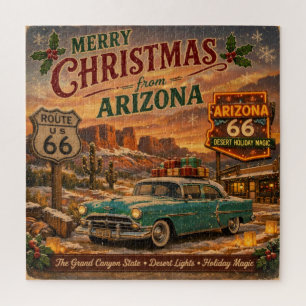 Arizona-Wüsten-Weihnachtserinnerungen Puzzle