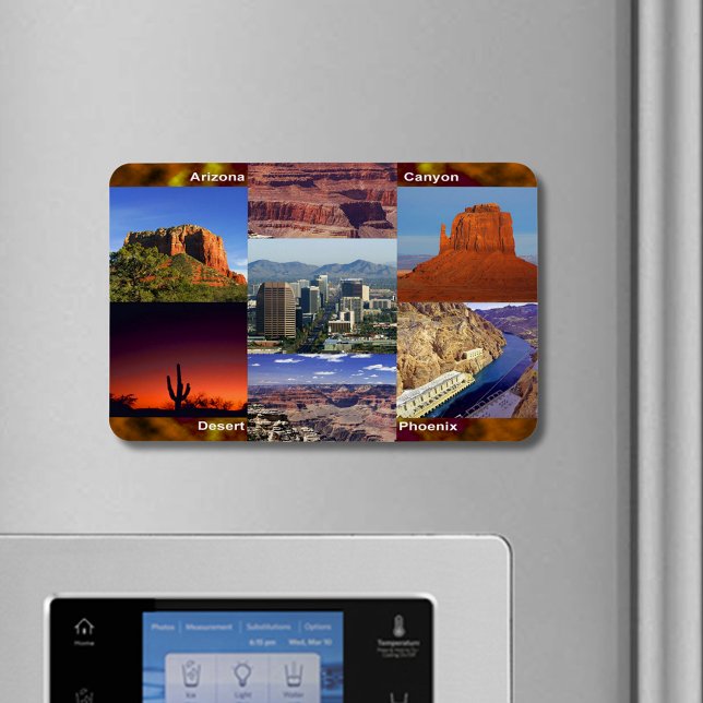 Arizona-WüstenCollage Magnet (Arizona Desert Collage Magnet)