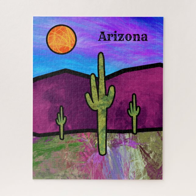 Arizona-Wüstenglas Puzzle (Vertikal)