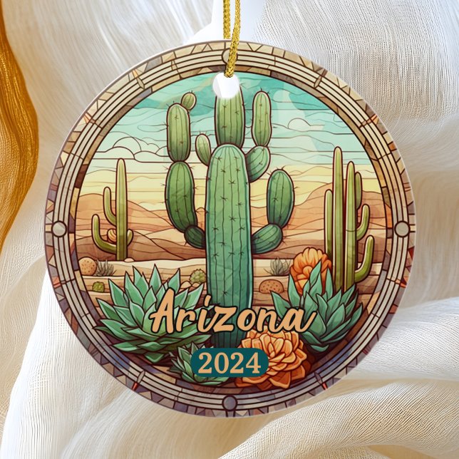 Arizona Wüstenkaktus Imitate Festglas Keramik Ornament (Von Creator hochgeladen)