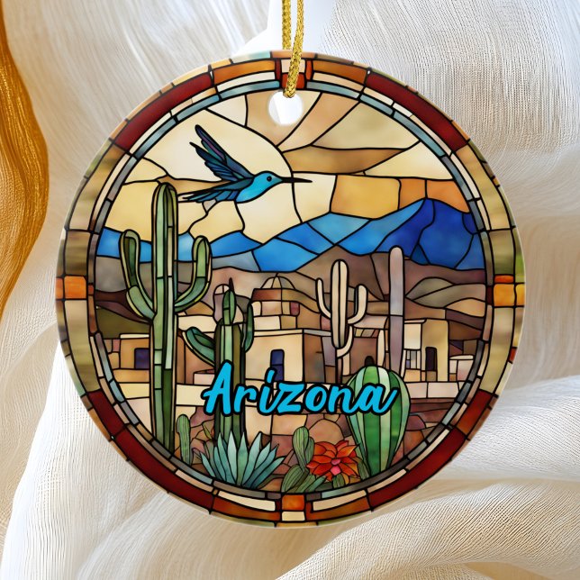 Arizona-Wüstenkaktus Keramik Ornament (Von Creator hochgeladen)