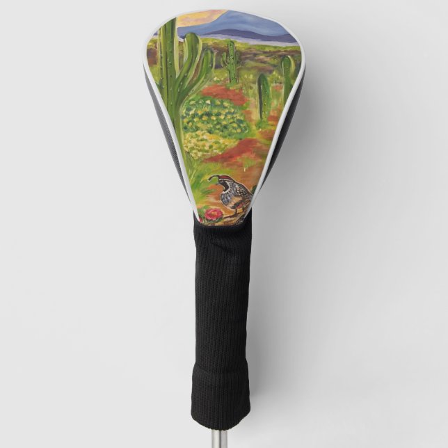 Arizona Wüstenkunst Golf Headcover (Vorderseite)
