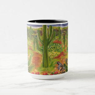 Arizona-Wüstenkunst Tasse