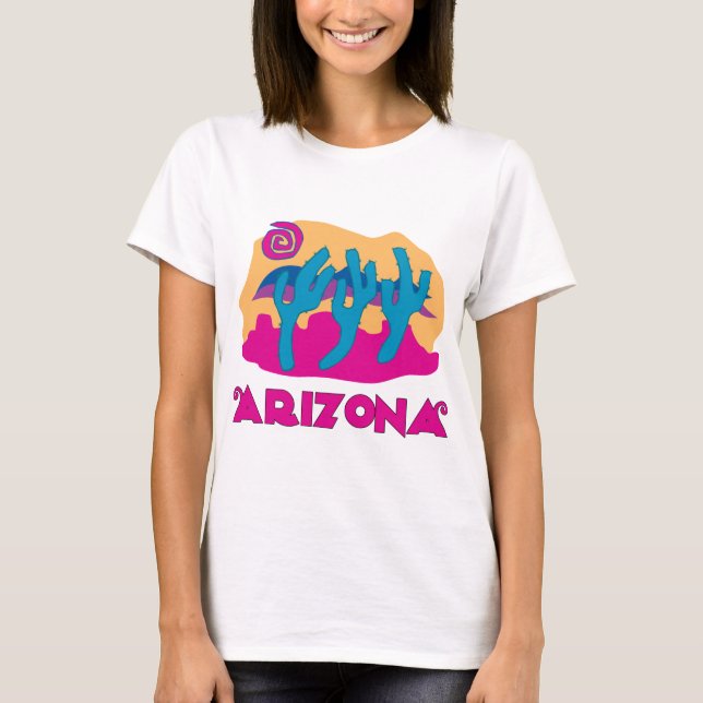 Arizona Wüstenrosa T-Shirt (Vorderseite)