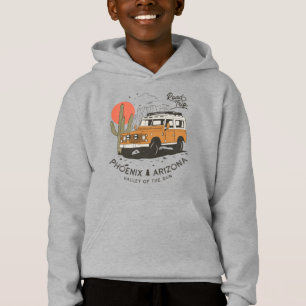 Arizona Wüstenuntergangstraße Reise Kaktus Phoenix Hoodie