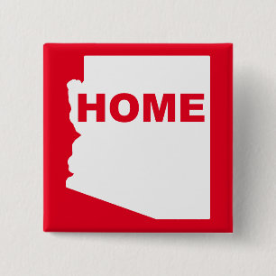 Arizona Zuhause weit weg vom Staat Knopf Abzeichen Button