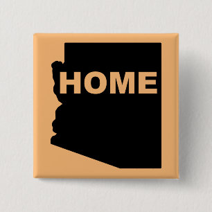 Arizona Zuhause weit weg vom Staat Knopf Abzeichen Button