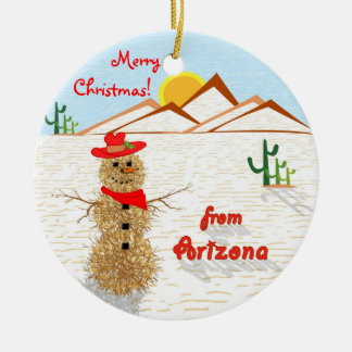 Arizonatumbleweed-Weihnachten Keramik Ornament