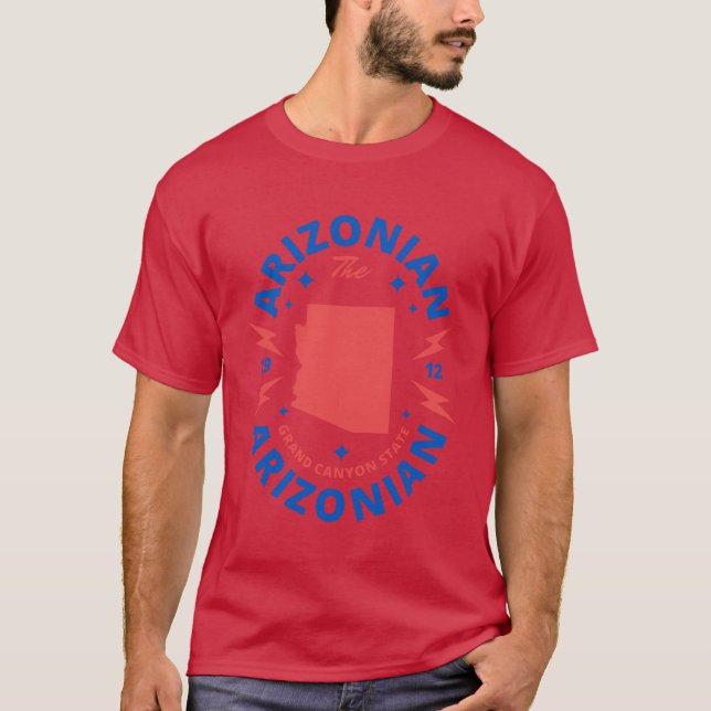 Arizonian Arizonan Arizona Staat Menschen Oversifi T-Shirt (Vorderseite)
