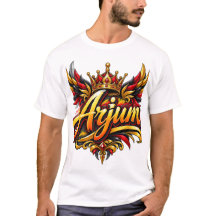 Arjun Royal Crown Wings Typografie