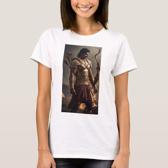 Arjuna: Bogenschütze von Mahabharata - Indische My T-Shirt (Vorderseite)