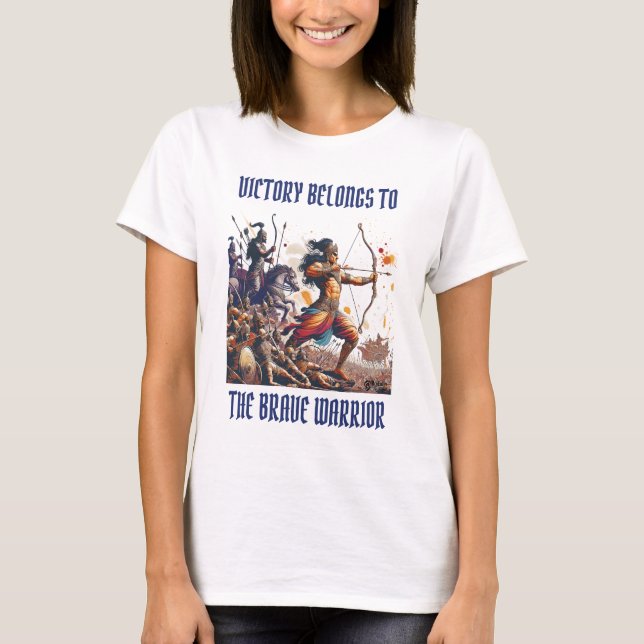 Arjuna The Warriors Women White T-Shirt (Vorderseite)