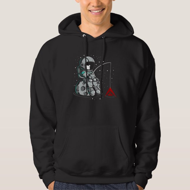 Ark Fishing Krypto Bullrun Token Reicher Millionai Hoodie (Vorderseite)